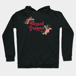 Blessed Gramma Floral Christian Grandma Gift Hoodie